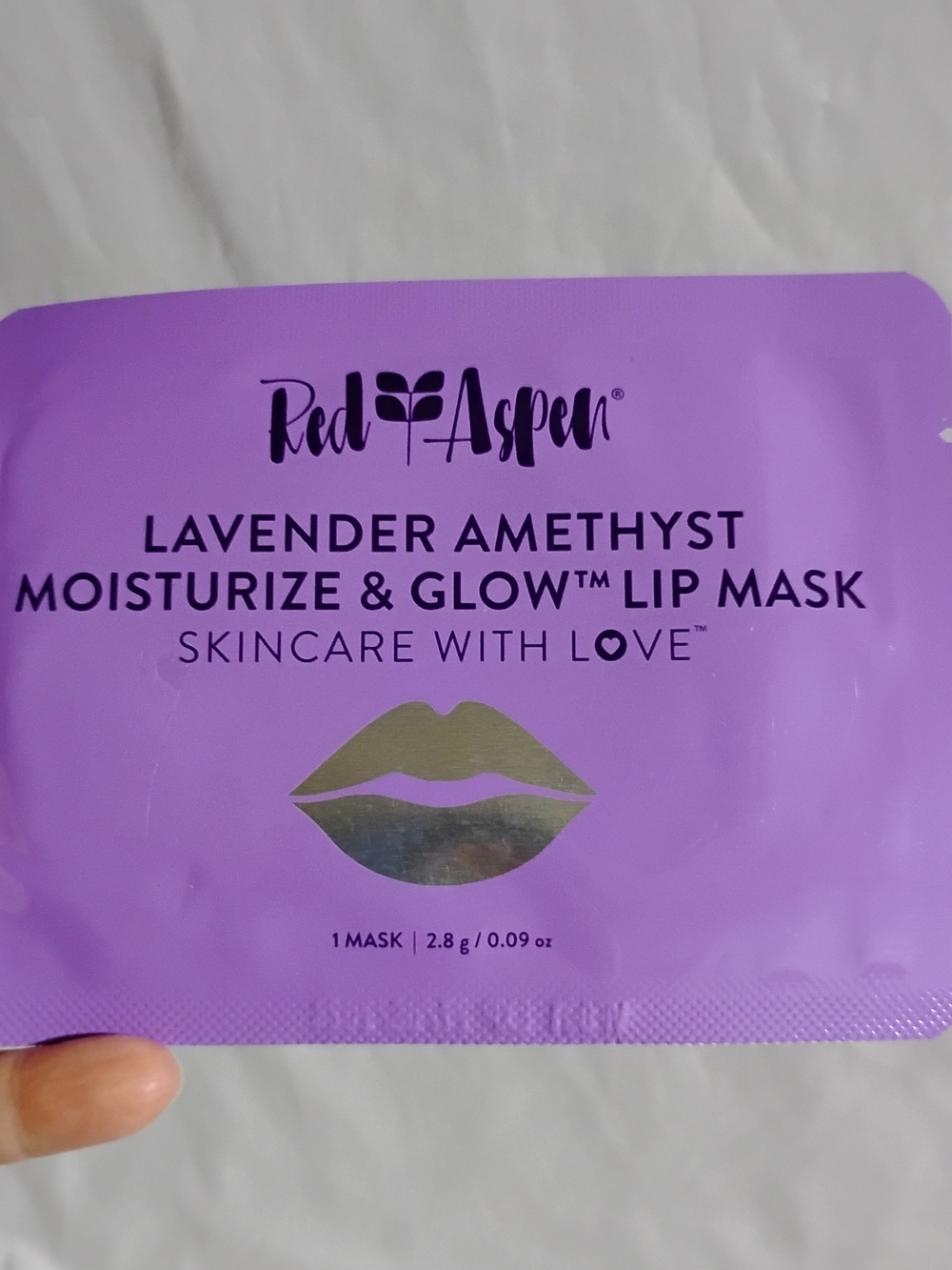 Red Aspen Lavender Amethyst Moisturize & Glow Lip Mask - Purple